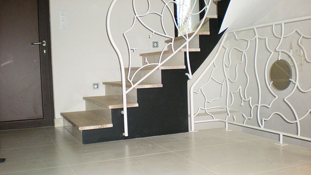 Carrelage sol et parquets collés : terrasses, balcons, escaliers ... Escalier Carrelage désign